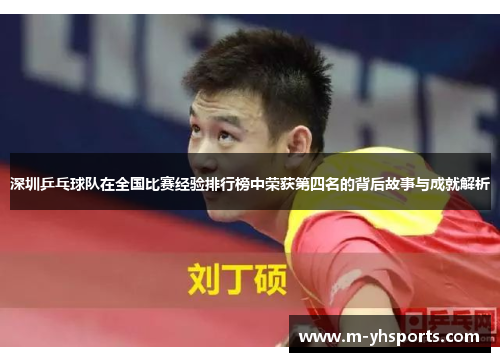 深圳乒乓球队在全国比赛经验排行榜中荣获第四名的背后故事与成就解析